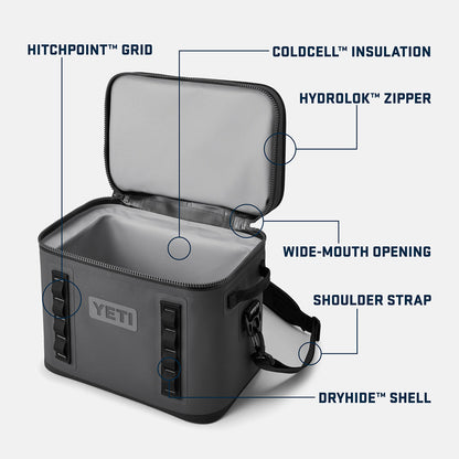 Yeti Hopper Flip 18 Cooler in Blue Color