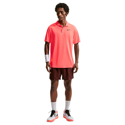 Nike Dri-FIT Polo Tops in Orange Color