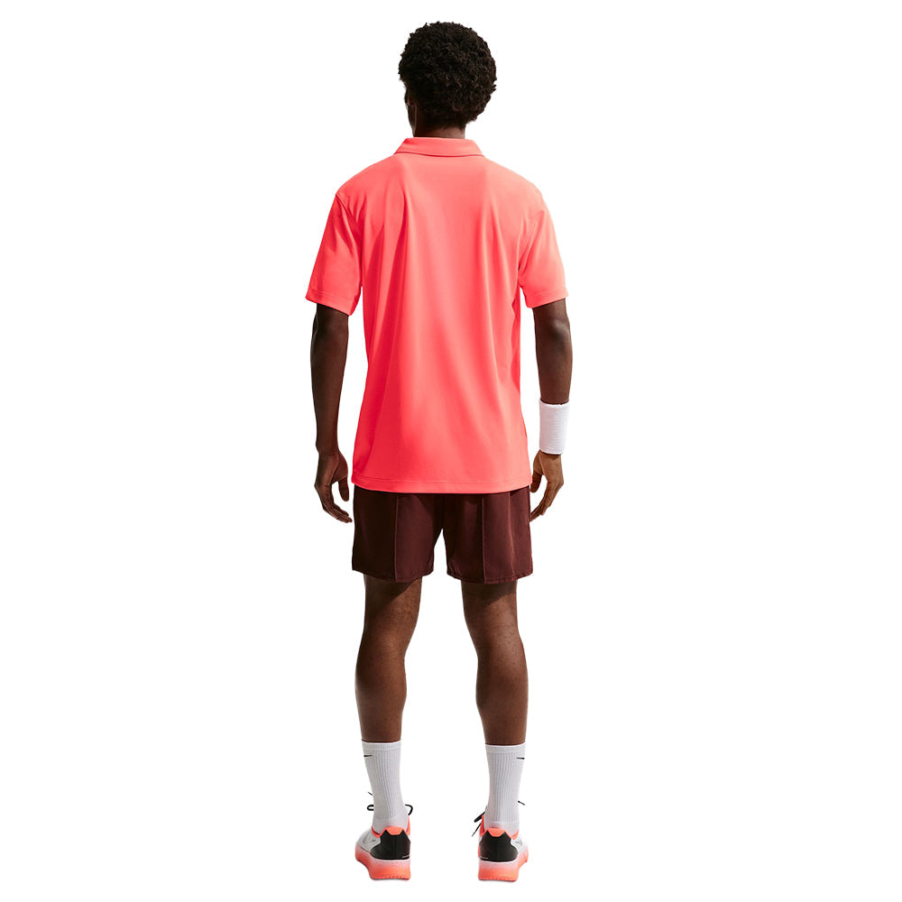 Nike Dri-FIT Polo Tops in Orange Color