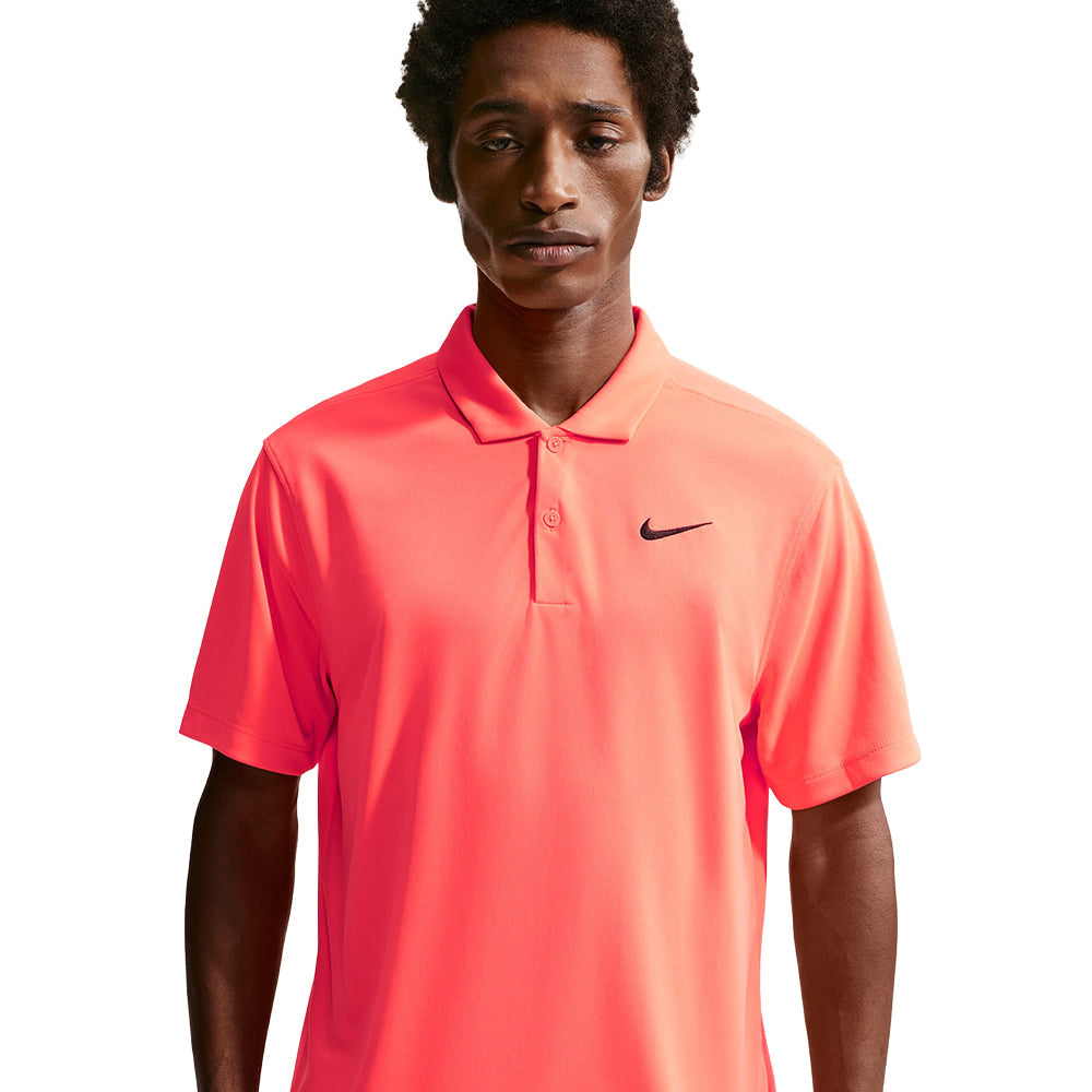 Nike Dri-FIT Polo Tops in Orange Color