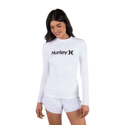 OAO SOLID L/S RASHGUARD | WHITE