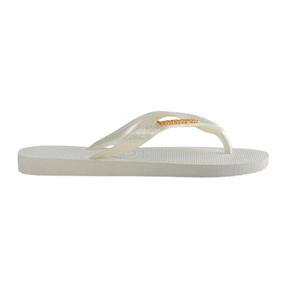 TOP LOGO METALLIC | WHITE