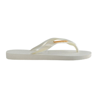 TOP LOGO METALLIC | WHITE