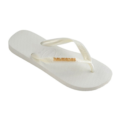 TOP LOGO METALLIC | WHITE