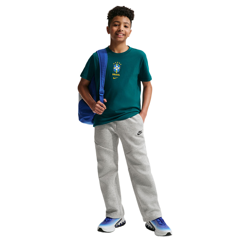 BRAZIL SOCCER TEE | 381-TEAL