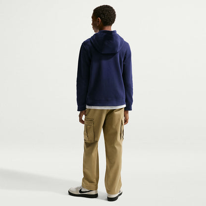 Nike Fff Pu Hoodie Fan Apparel in Blue Color