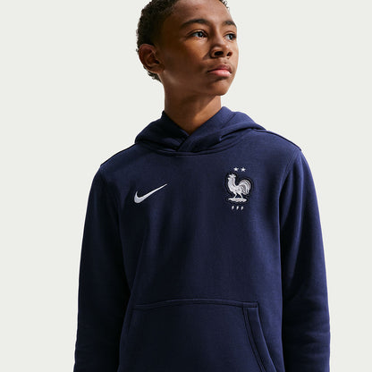 Nike Fff Pu Hoodie Fan Apparel in Blue Color