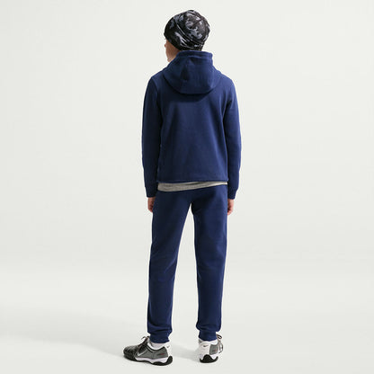 Nike England Pu Hoodie Fan Apparel in Blue Color