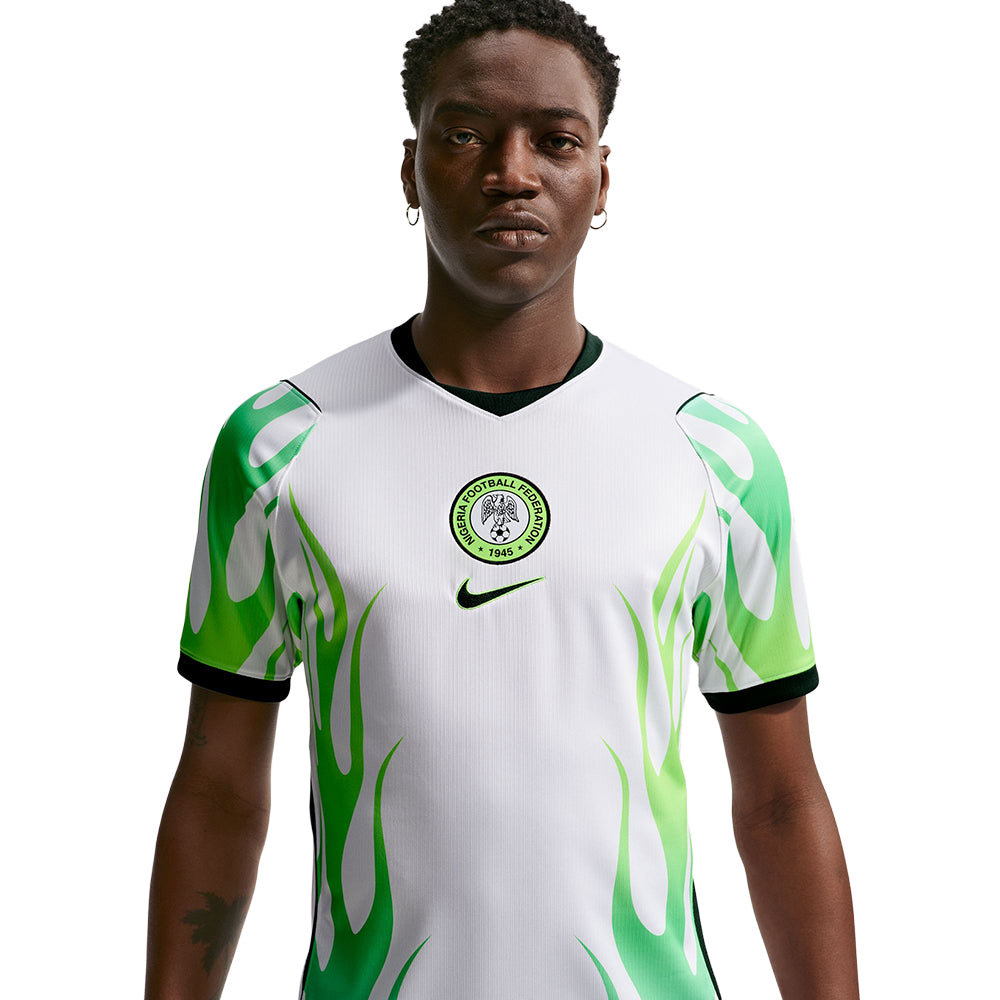 Nike Nigeria 26 Stad away Jrsy Fan Apparel in White Color