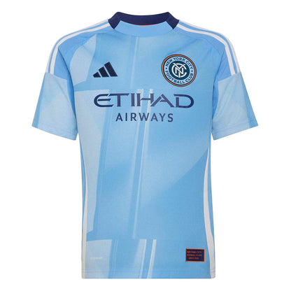 Adidas New York City FC H Jersey Fan Apparel in Blue Color