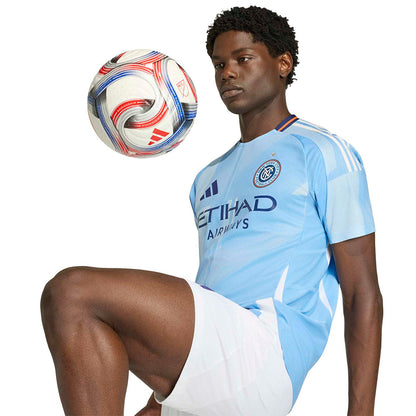 Adidas New York City FC H Jersey Fan Apparel in Blue Color