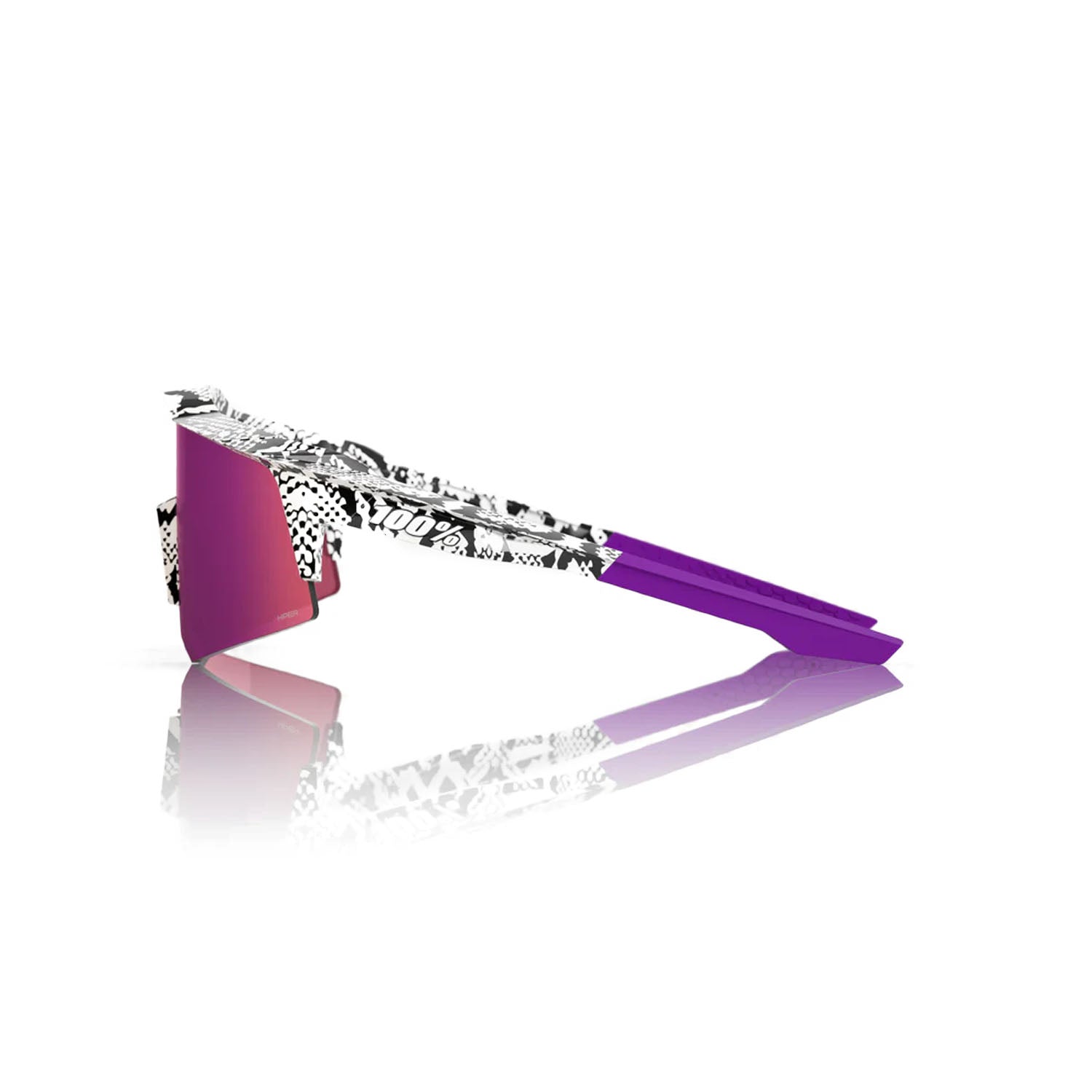 100% Unisex Speedcraft XS LE Elly 3 Sunglasses — HiPER Dark Purple
