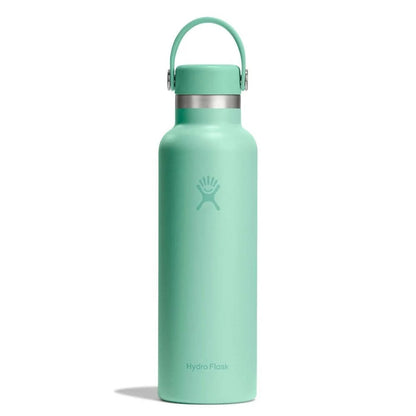 Hydro Flask 21Oz Standard Mouth Water Bottles in Green Color