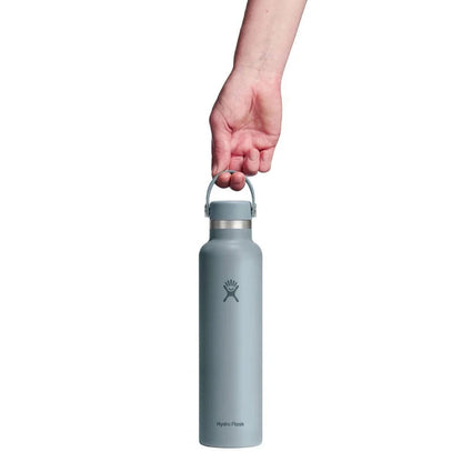 Hydro Flask 24 Oz Standard Mouth Water Bottles in Grey Color