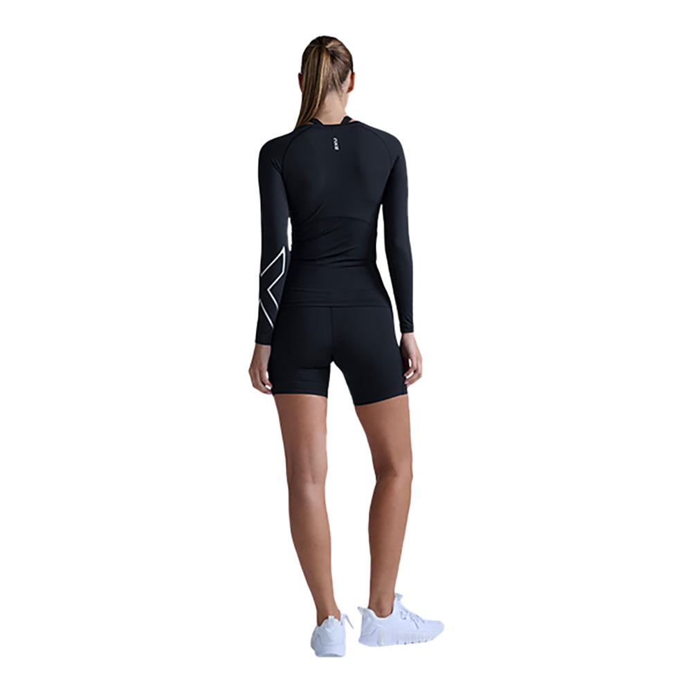 2Xu Core Compression L/S Tops in Black Color