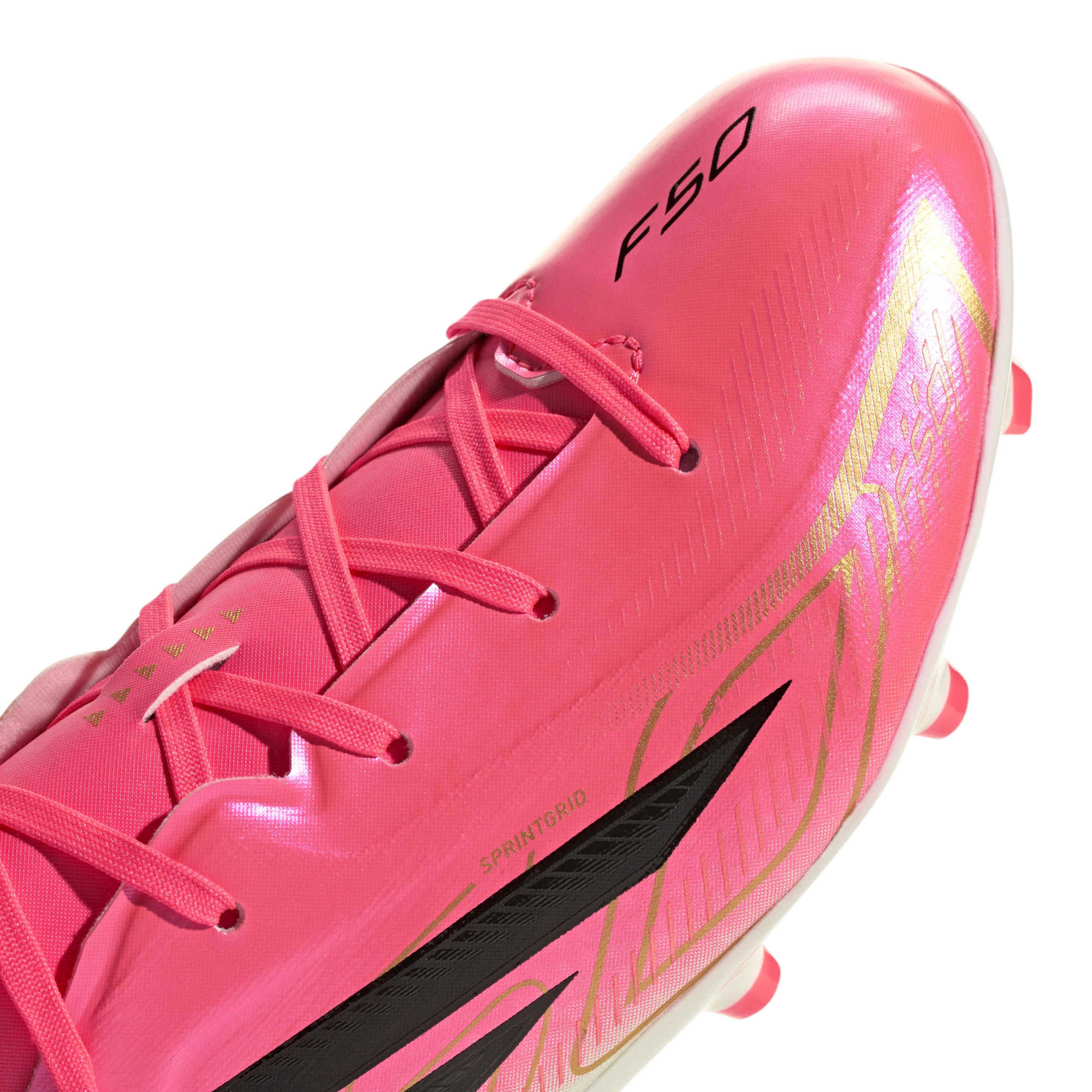 Adidas F50 Hyperfast League FG Soccer Cleats in Red Color