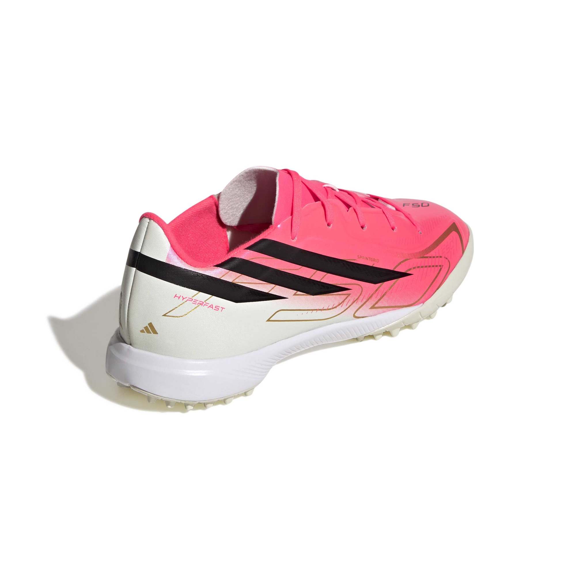 Adidas F50 Hyperfast League TF Turf Cleats in Red Color
