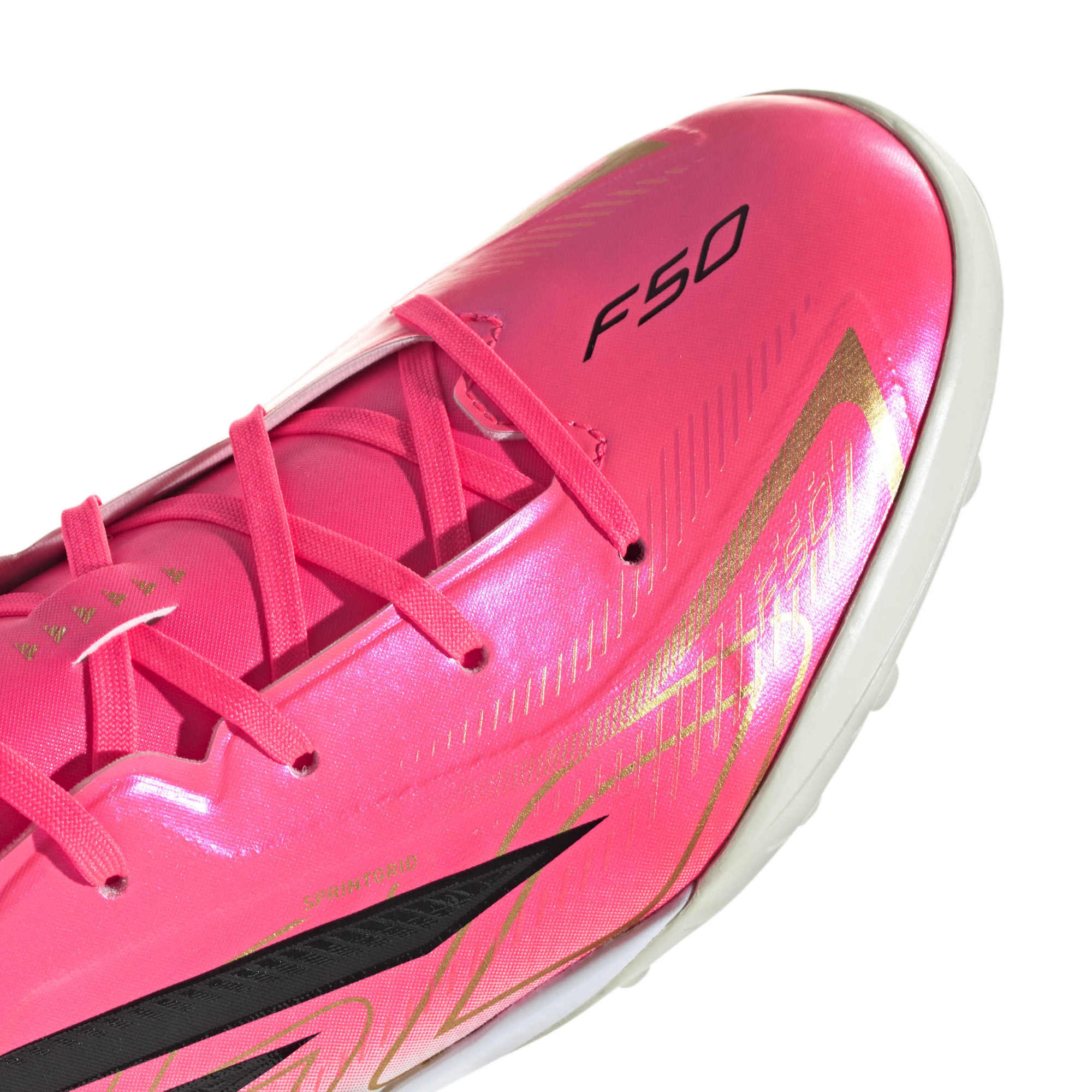 Adidas F50 Hyperfast League TF Turf Cleats in Red Color