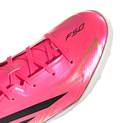 Adidas F50 Hyperfast League TF Turf Cleats in Red Color
