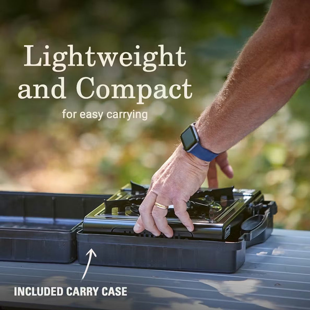 Coleman Table Top 1-Burner Butane Camping Stove | BLACK – Paragon
