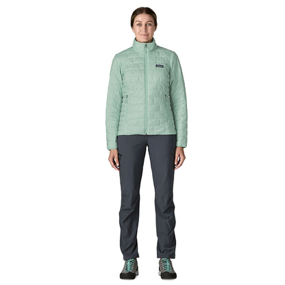 Patagonia W Nano Puff Jkt Midlayer in Blue Color