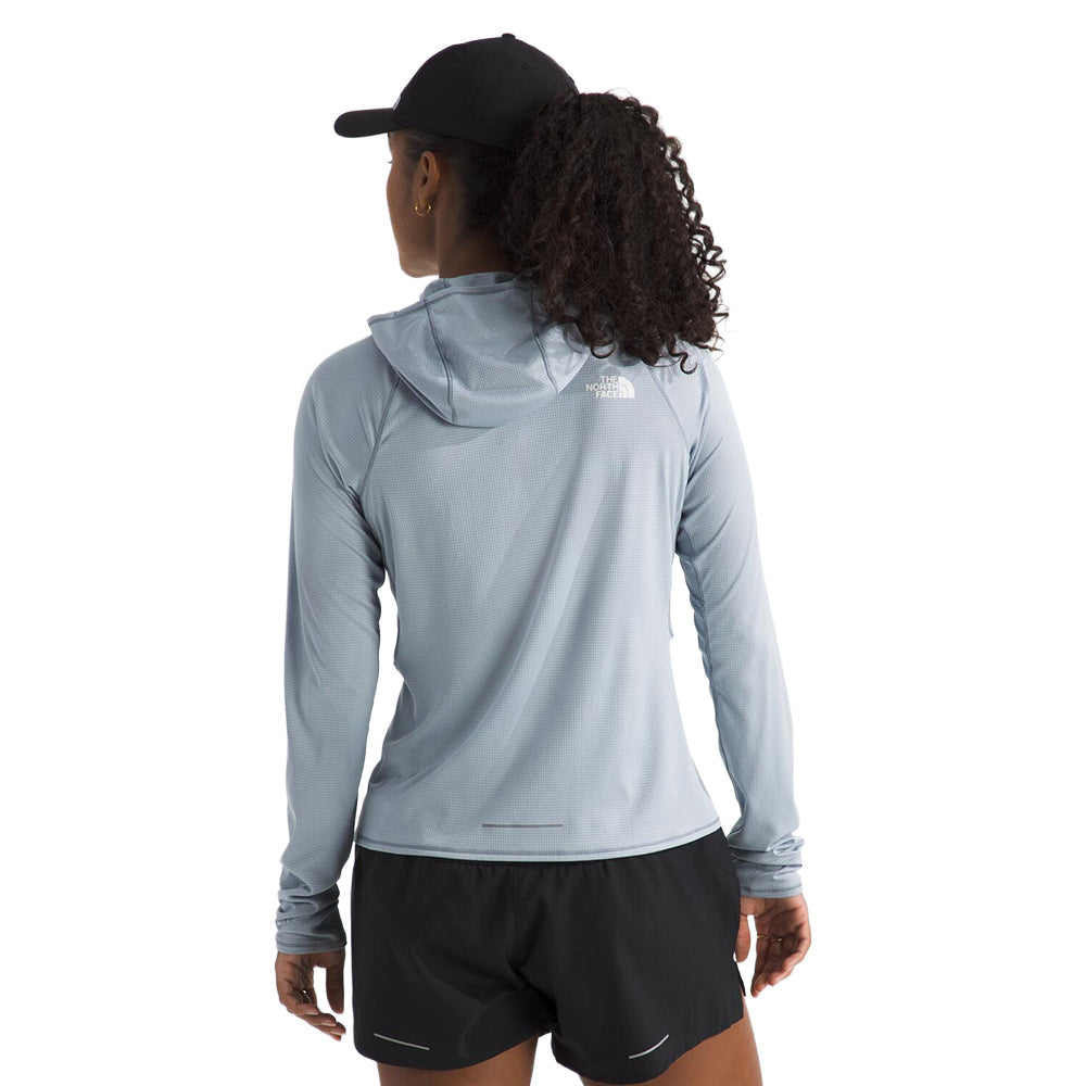 The North Face Womens Sunriser Hoodie Pullover in Grey Color