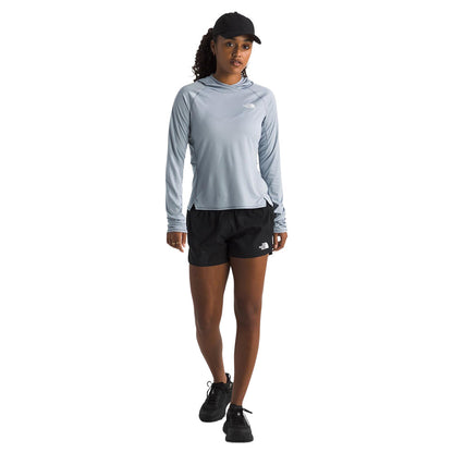 The North Face Womens Sunriser Hoodie Pullover in Grey Color