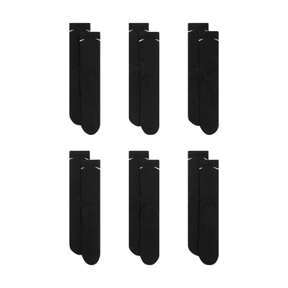 6PK ED CUSHIONED CREW SO | 010-BLACK