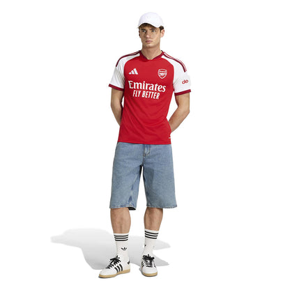 Adidas Arsonal Hm'26 Jersey Fan Apparel in Red Color