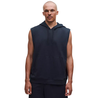 Lululemon Warm-Up Slvls Gym Hoodie Tops in Blue Color