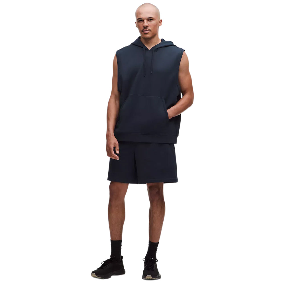 Lululemon Warm-Up Slvls Gym Hoodie Tops in Blue Color