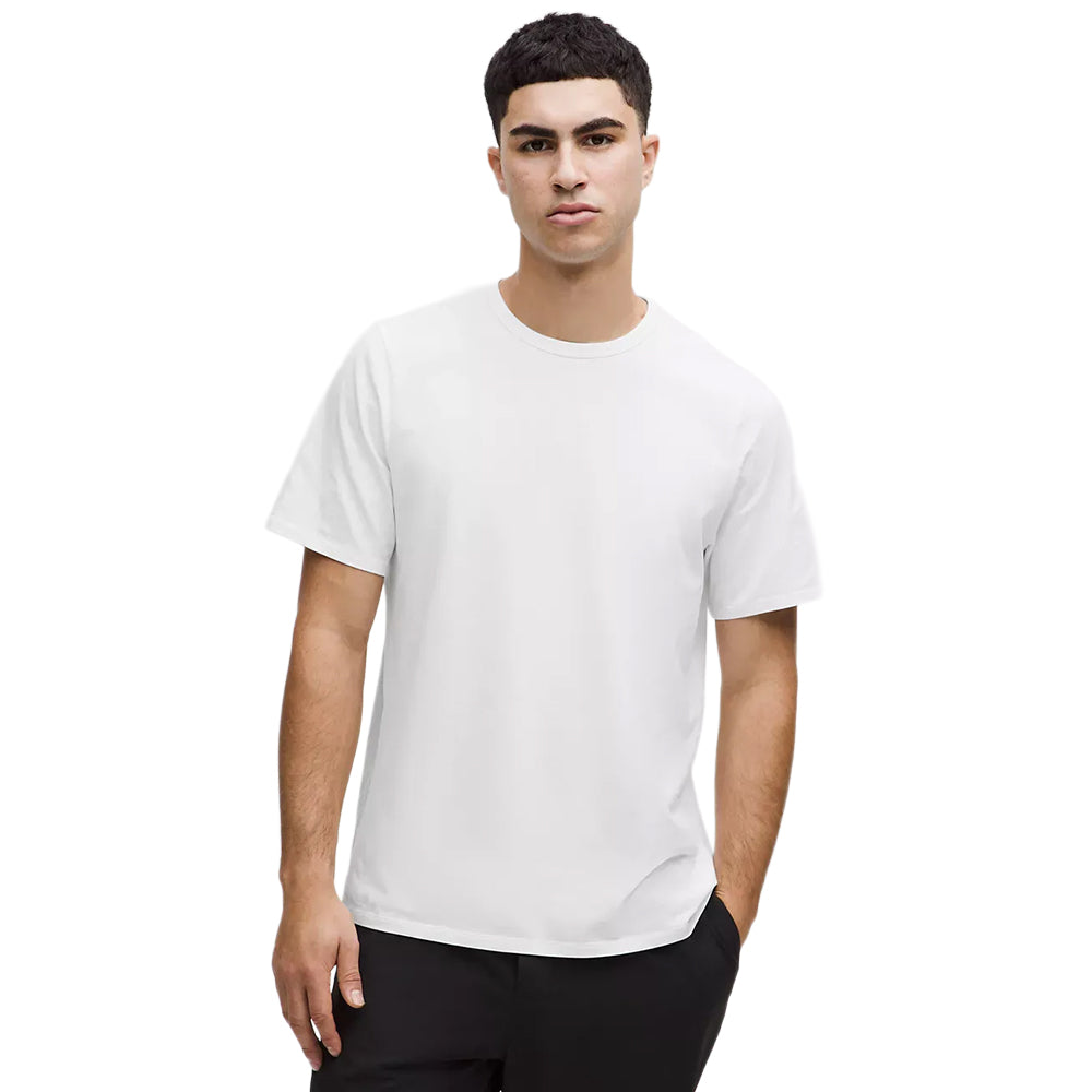 Lululemon Organic Cotton Classic T Tops in White Color