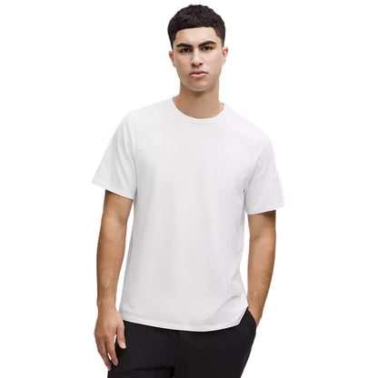 Lululemon Organic Cotton Classic T Tops in White Color