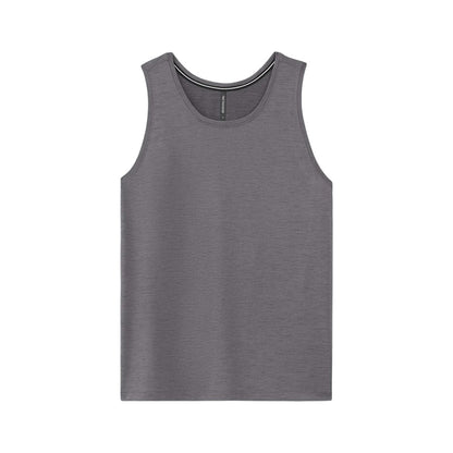 Ten Thousand Interval Tank Tops in Grey Color