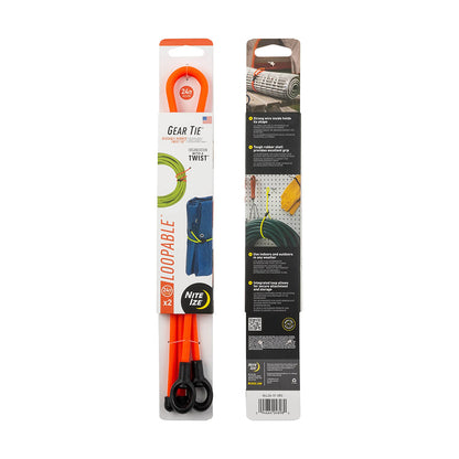 Nite Ize Gt Loopable Twst 24In 2P Camping Accessories in Orange Color