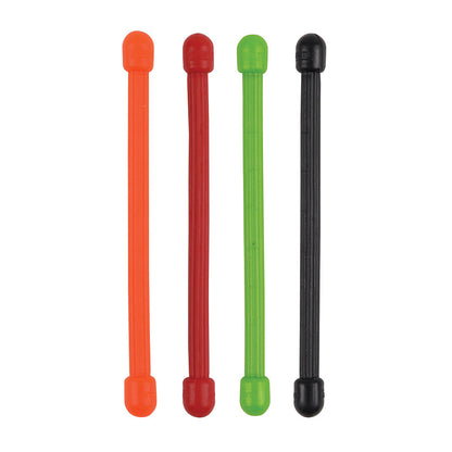 Nite Ize Gt Rsble Rbr Twst 3I 4Pk Camping Accessories in Multi Color