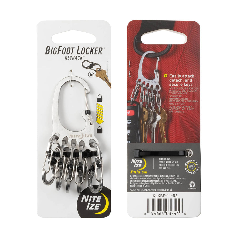 Nite Ize Bgft Lckr Kyrck Stainles Camping Accessories in Grey Color