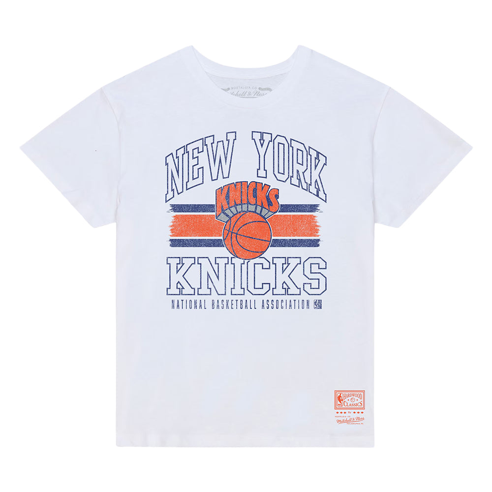 NYK STRIPED LOGO BOXY SS | WHITE