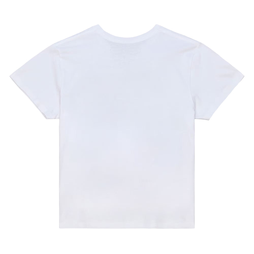 NYK STRIPED LOGO BOXY SS | WHITE