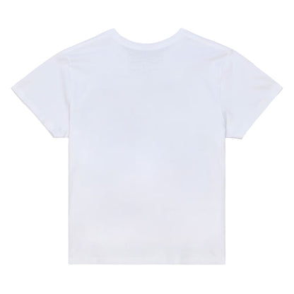 NYK STRIPED LOGO BOXY SS | WHITE