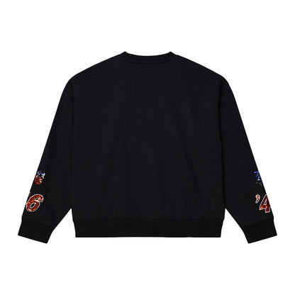 NYK PREM CREW FLEECE | BLACK