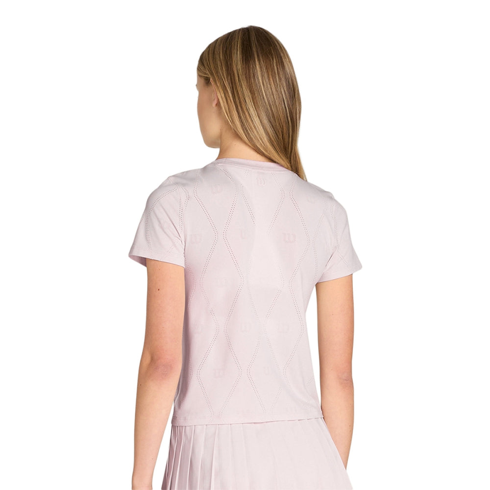 W SEAMLESS SHORT SLEEVE | LILAC ASH