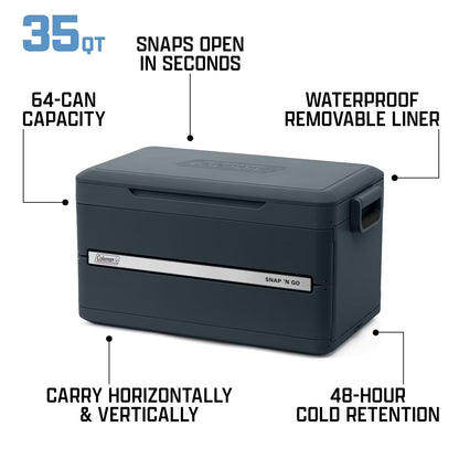 SNAP AND GO COOLER 35Q | MUSSEL
