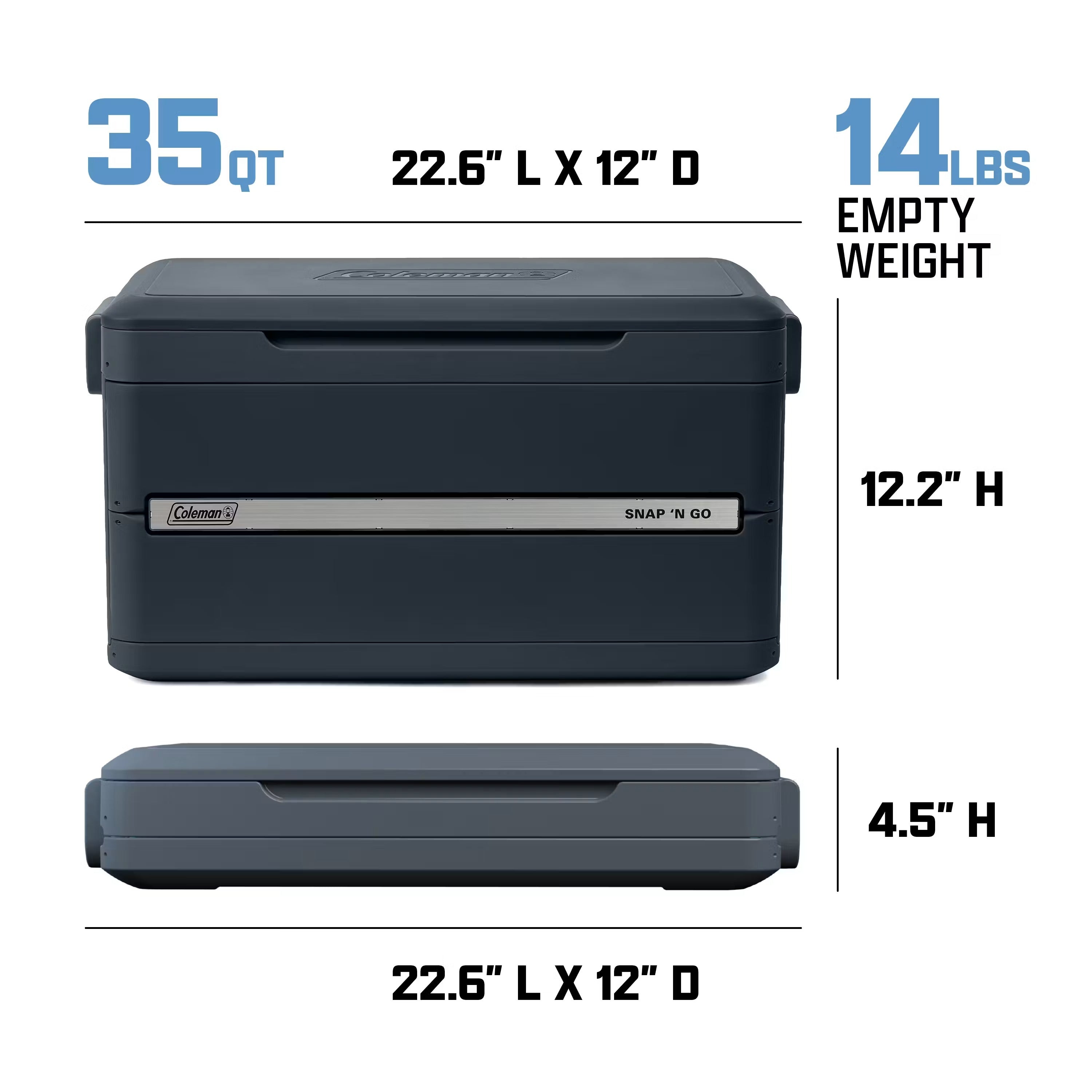 SNAP AND GO COOLER 35Q | MUSSEL