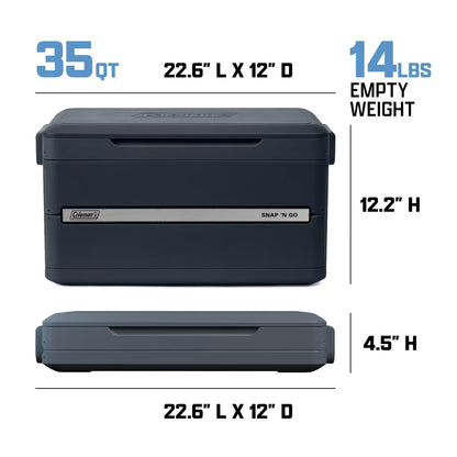 SNAP AND GO COOLER 35Q | MUSSEL
