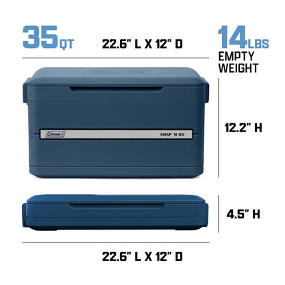 SNAP AND GO COOLER 35Q | SAPPHIRE