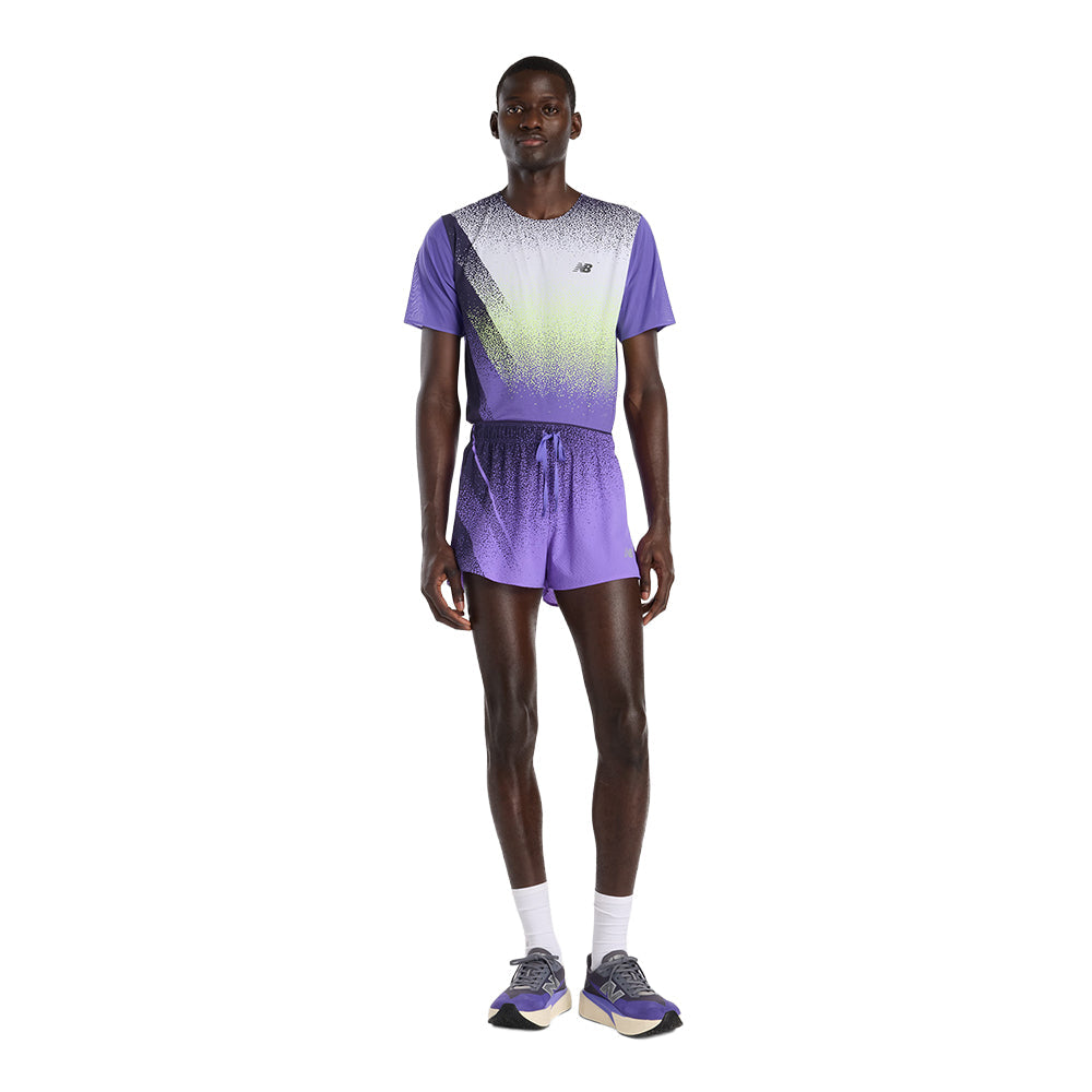 New Balance Rc Ultra Light Short 3In Shorts in Purple Color