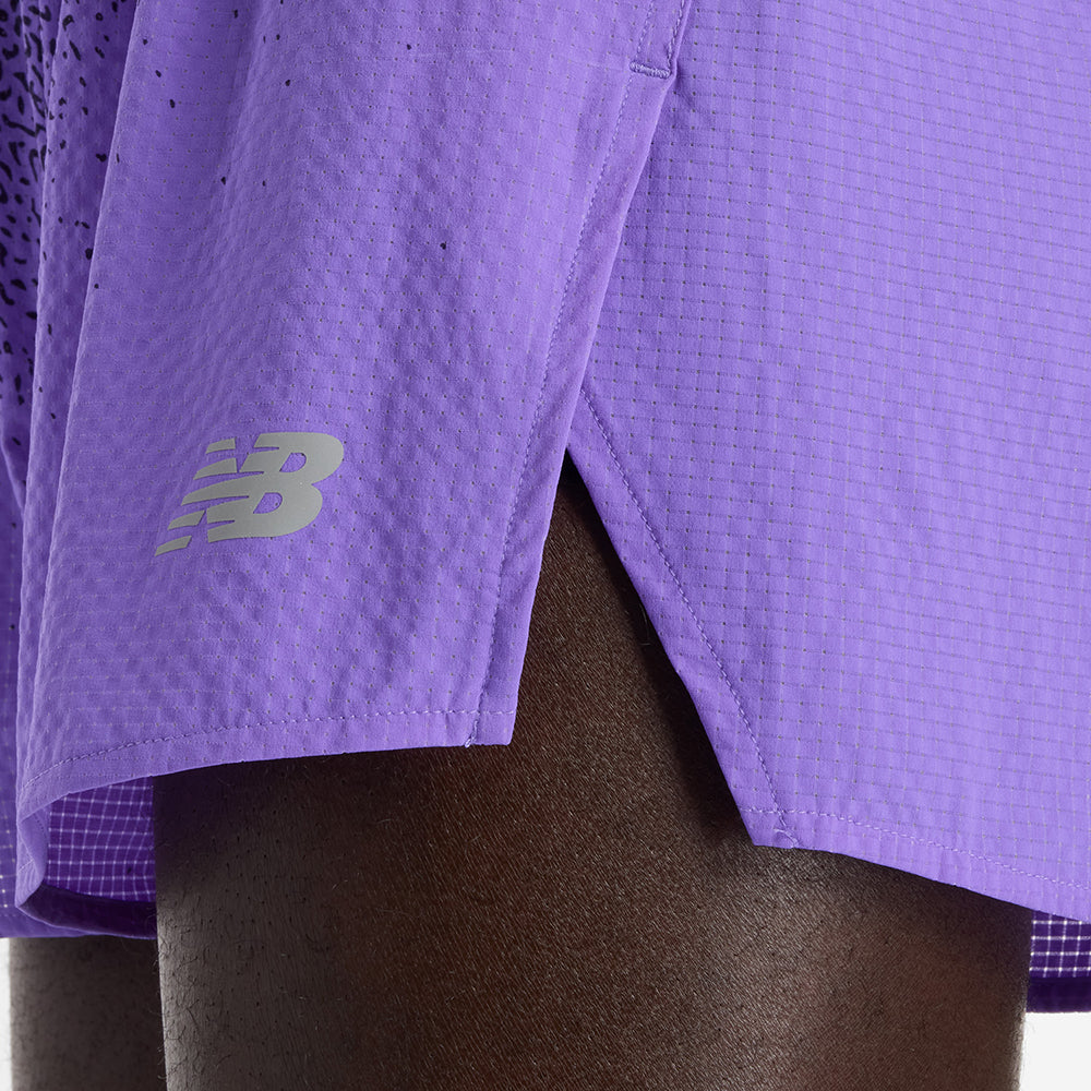 New Balance Rc Ultra Light Short 3In Shorts in Purple Color
