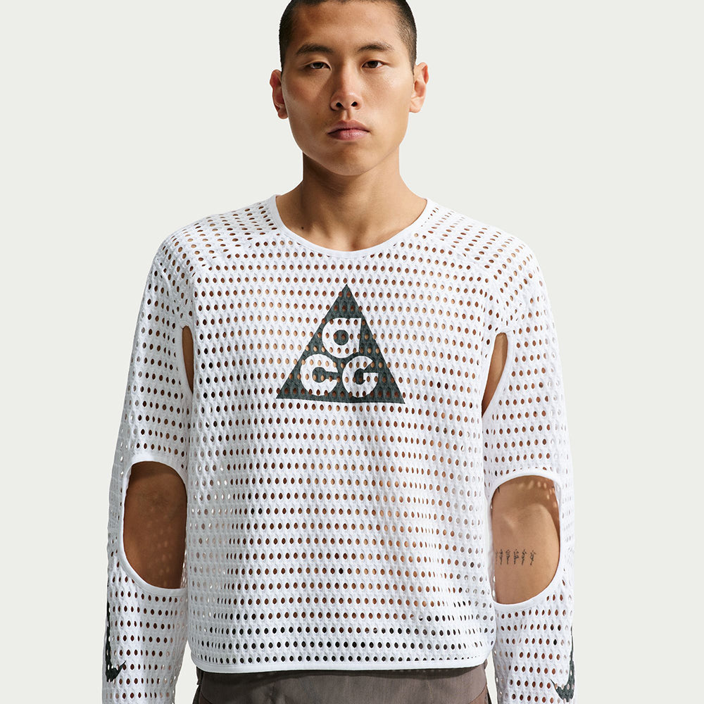 Nike Acg Radical Airflow NXT Tops in White Color