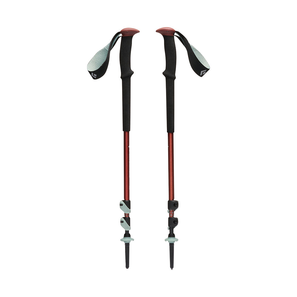 Black Diamond Trail Trekking Poles Hiking Poles in Red Color